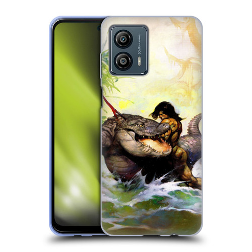 Frank Frazetta Fantasy Monster Out Of Time Soft Gel Case for Motorola Moto G53 5G