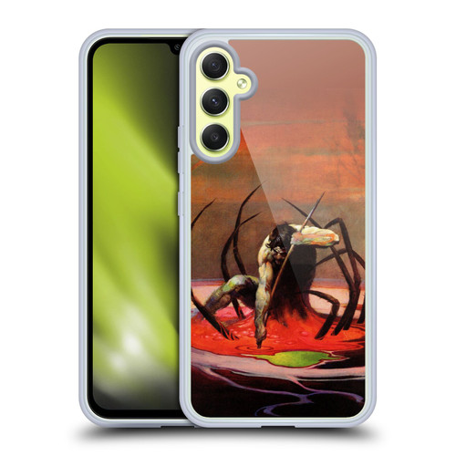 Frank Frazetta Fantasy The Spider King Soft Gel Case for Samsung Galaxy A34 5G