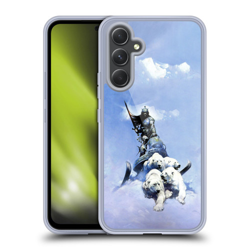 Frank Frazetta Fantasy Silver Warrior Soft Gel Case for Samsung Galaxy A54 5G