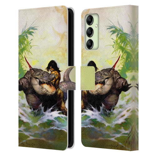 Frank Frazetta Fantasy Monster Out Of Time Leather Book Wallet Case Cover For Samsung Galaxy A14 5G