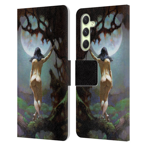 Frank Frazetta Fantasy Moons Rapture Leather Book Wallet Case Cover For Samsung Galaxy A54 5G