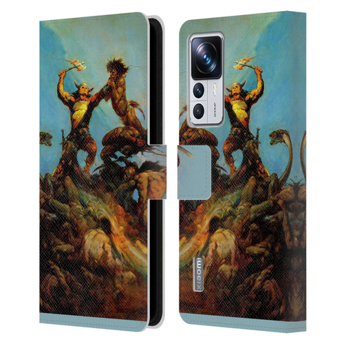 Frank Frazetta Fantasy Indomitable Leather Book Wallet Case Cover For Xiaomi 12T Pro