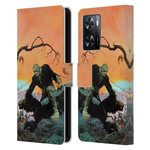 Frank Frazetta Medieval Fantasy Zombie Leather Book Wallet Case Cover For OPPO A57s