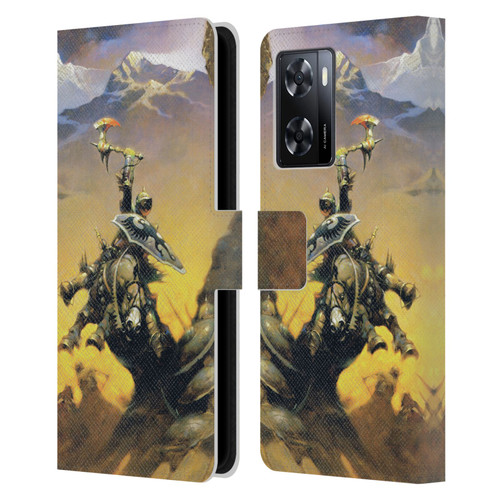 Frank Frazetta Medieval Fantasy Eternal Champion Leather Book Wallet Case Cover For OPPO A57s