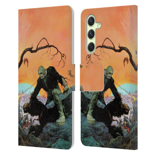 Frank Frazetta Medieval Fantasy Zombie Leather Book Wallet Case Cover For Samsung Galaxy A54 5G