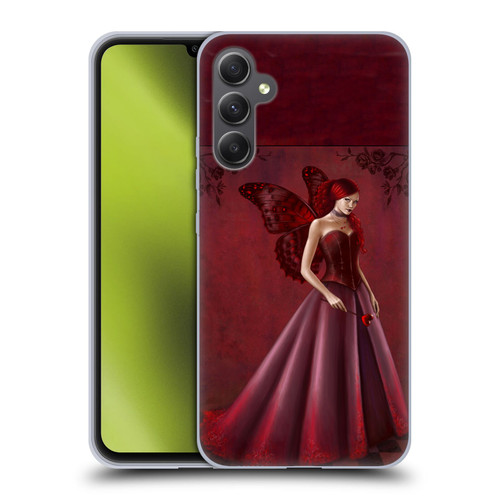 Rachel Anderson Fairies Queen Of Hearts Soft Gel Case for Samsung Galaxy A34 5G