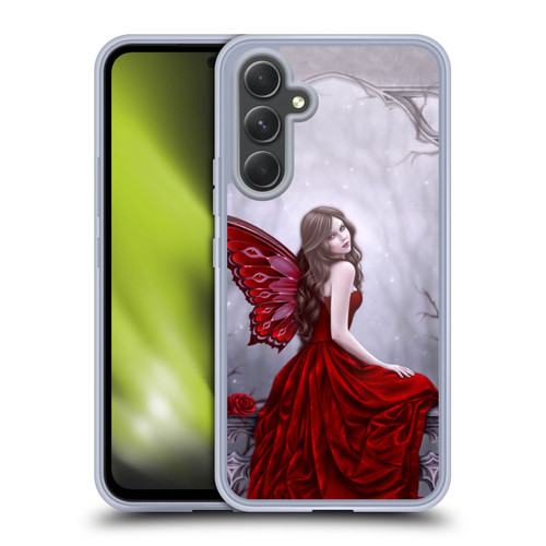 Rachel Anderson Fairies Winter Rose Soft Gel Case for Samsung Galaxy A54 5G