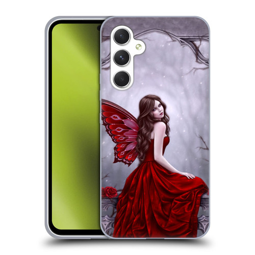 Rachel Anderson Fairies Winter Rose Soft Gel Case for Samsung Galaxy A54 5G