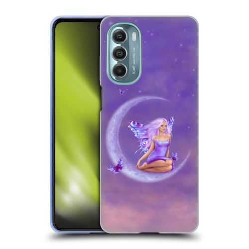 Rachel Anderson Pixies Lavender Moon Soft Gel Case for Motorola Moto G Stylus 5G (2022)
