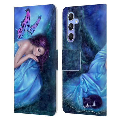 Rachel Anderson Fairies Serenity Leather Book Wallet Case Cover For Samsung Galaxy A34 5G