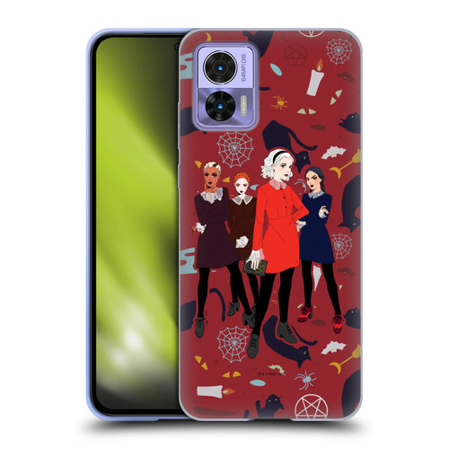 Chilling Adventures of Sabrina Graphics Witch Posey Soft Gel Case for Motorola Edge 30 Neo 5G