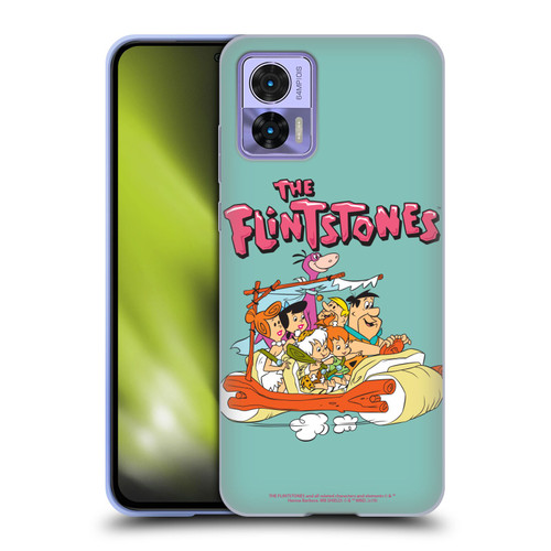 The Flintstones Graphics Family Soft Gel Case for Motorola Edge 30 Neo 5G