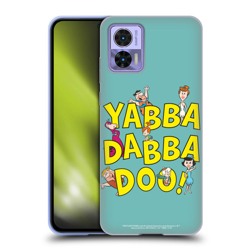 The Flintstones Graphics Yabba-Dabba-Doo Soft Gel Case for Motorola Edge 30 Neo 5G