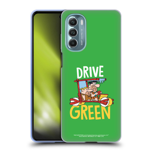 The Flintstones Graphics Drive Green Soft Gel Case for Motorola Moto G Stylus 5G (2022)