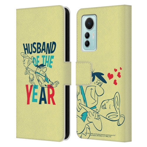 The Flintstones Graphics Husband Of The Year Leather Book Wallet Case Cover For Xiaomi 12 Lite