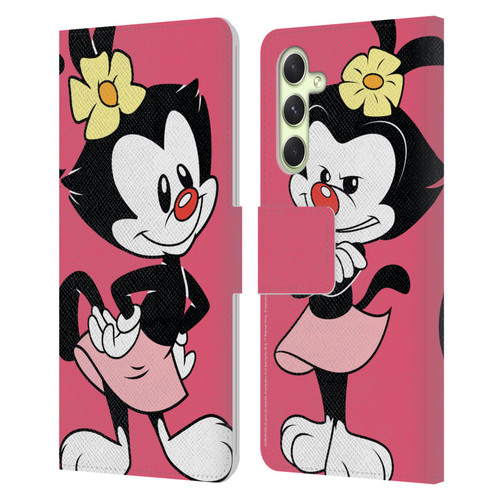 Animaniacs Graphics Dot Leather Book Wallet Case Cover For Samsung Galaxy A54 5G