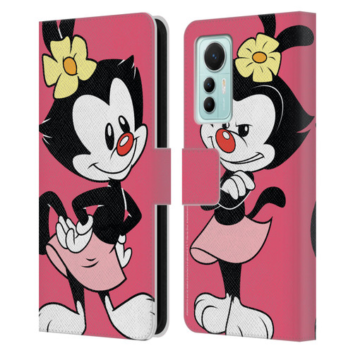 Animaniacs Graphics Dot Leather Book Wallet Case Cover For Xiaomi 12 Lite