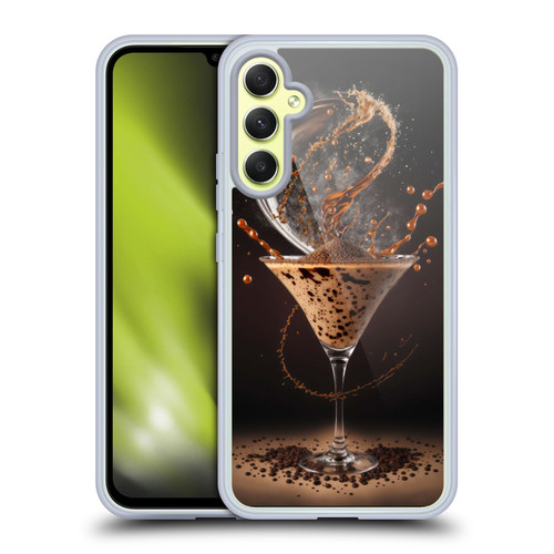 Spacescapes Cocktails Contemporary, Espresso Martini Soft Gel Case for Samsung Galaxy A34 5G