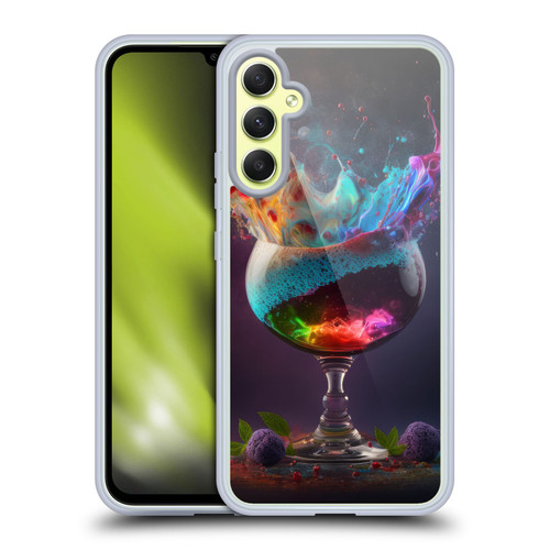 Spacescapes Cocktails Universal Magic Soft Gel Case for Samsung Galaxy A34 5G