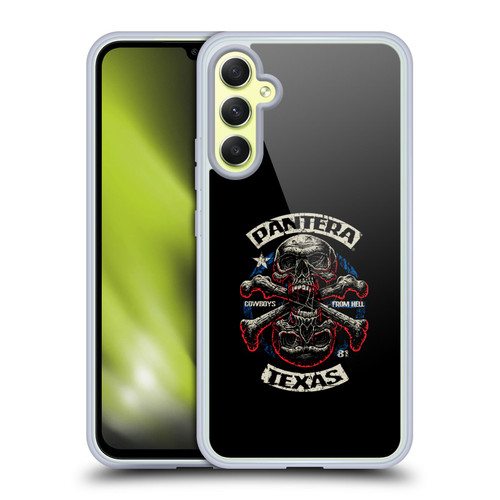 Pantera Art Double Cross Soft Gel Case for Samsung Galaxy A34 5G