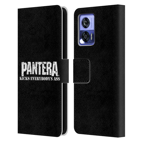 Pantera Art Kicks Leather Book Wallet Case Cover For Motorola Edge 30 Neo 5G