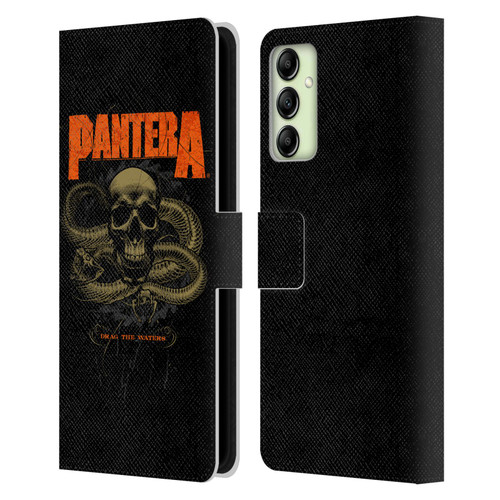 Pantera Art Drag The Waters Leather Book Wallet Case Cover For Samsung Galaxy A14 5G