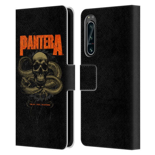 Pantera Art Drag The Waters Leather Book Wallet Case Cover For Sony Xperia 5 IV
