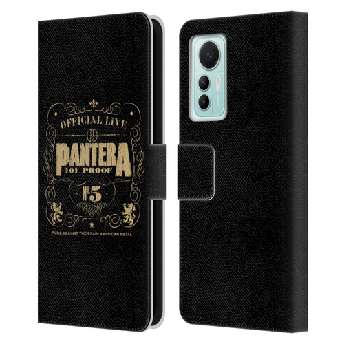 Pantera Art 101 Proof Leather Book Wallet Case Cover For Xiaomi 12 Lite