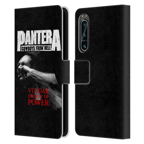 Pantera Art Vulgar Leather Book Wallet Case Cover For Sony Xperia 5 IV