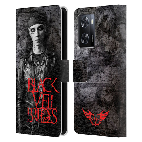 Black Veil Brides Band Members Andy Leather Book Wallet Case Cover For OPPO A57s