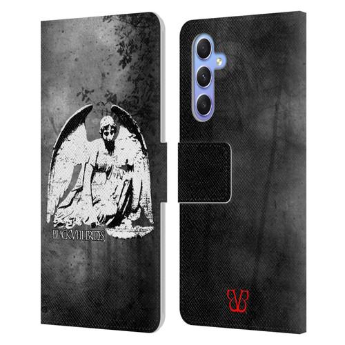 Black Veil Brides Band Art Angel Leather Book Wallet Case Cover For Samsung Galaxy A34 5G