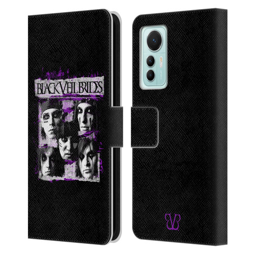 Black Veil Brides Band Art Grunge Faces Leather Book Wallet Case Cover For Xiaomi 12 Lite