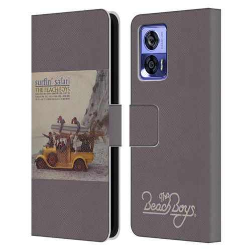 The Beach Boys Album Cover Art Surfin Safari Leather Book Wallet Case Cover For Motorola Edge 30 Neo 5G