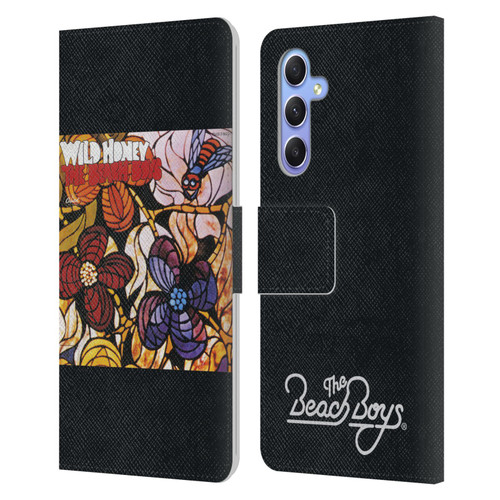 The Beach Boys Album Cover Art Wild Honey Leather Book Wallet Case Cover For Samsung Galaxy A34 5G