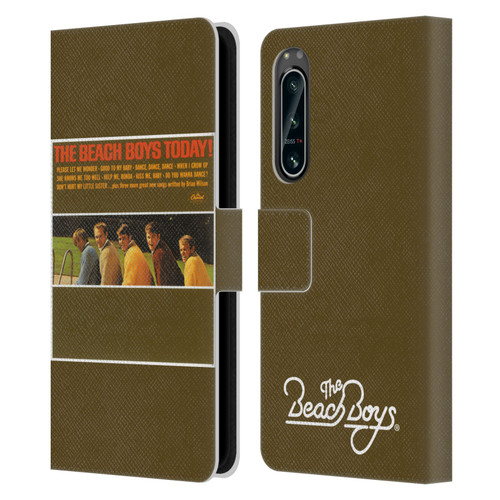 The Beach Boys Album Cover Art Today Leather Book Wallet Case Cover For Sony Xperia 5 IV