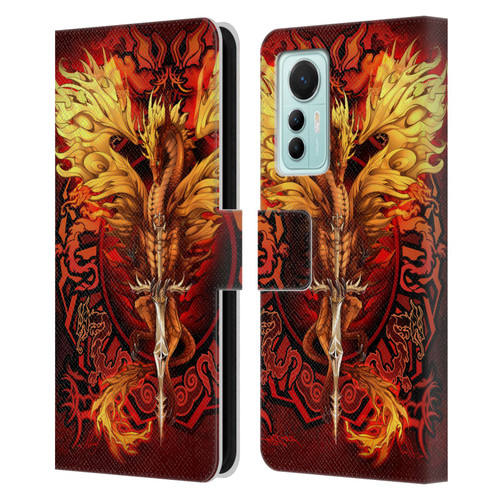 Ruth Thompson Dragons Flameblade Leather Book Wallet Case Cover For Xiaomi 12 Lite