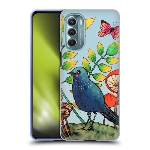 Sylvie Demers Birds 3 Teary Blue Soft Gel Case for Motorola Moto G Stylus 5G (2022)
