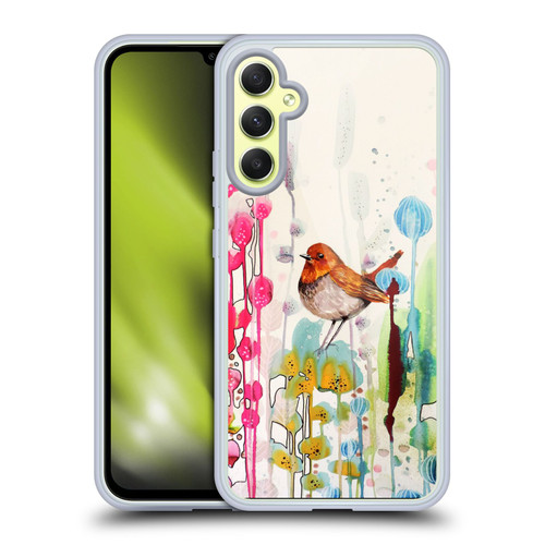 Sylvie Demers Birds 3 Sienna Soft Gel Case for Samsung Galaxy A34 5G