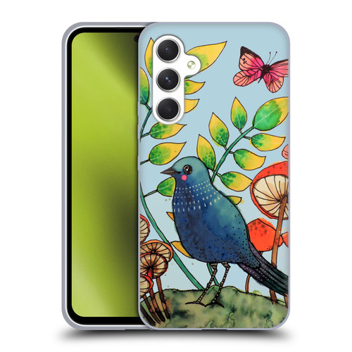 Sylvie Demers Birds 3 Teary Blue Soft Gel Case for Samsung Galaxy A54 5G