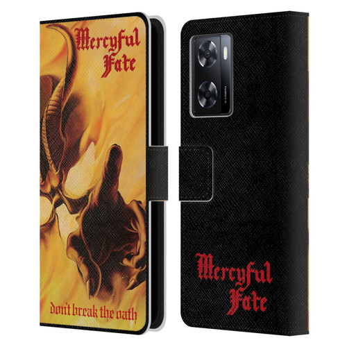 Mercyful Fate Black Metal Don't Break the Oath Leather Book Wallet Case Cover For OPPO A57s