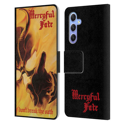 Mercyful Fate Black Metal Don't Break the Oath Leather Book Wallet Case Cover For Samsung Galaxy A34 5G