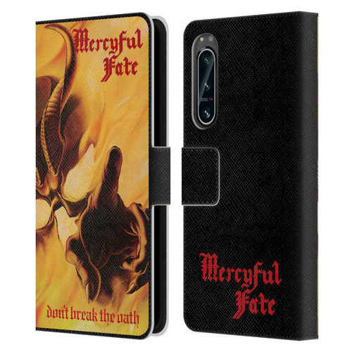 Mercyful Fate Black Metal Don't Break the Oath Leather Book Wallet Case Cover For Sony Xperia 5 IV