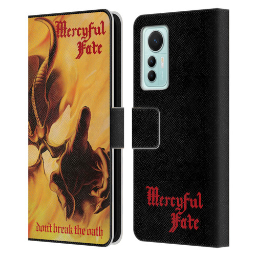 Mercyful Fate Black Metal Don't Break the Oath Leather Book Wallet Case Cover For Xiaomi 12 Lite