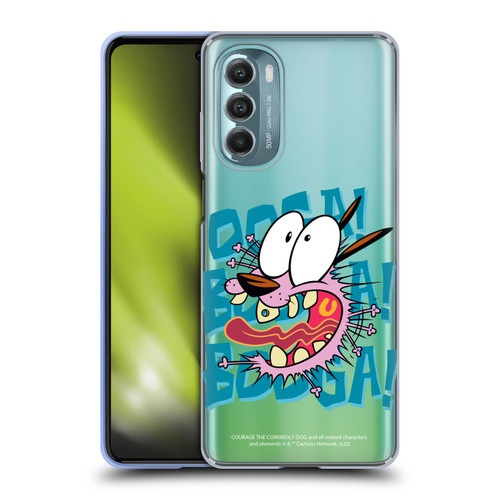 Courage The Cowardly Dog Graphics Spooked Soft Gel Case for Motorola Moto G Stylus 5G (2022)