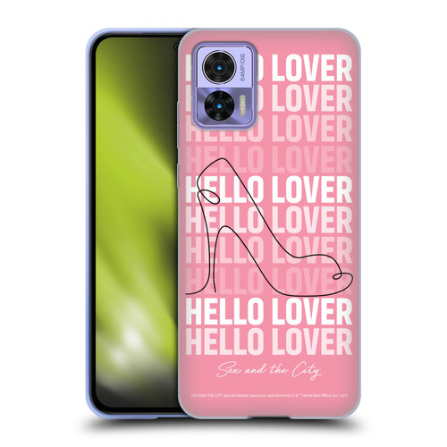 Sex and The City: Television Series Characters Hello Lover Carrie Soft Gel Case for Motorola Edge 30 Neo 5G