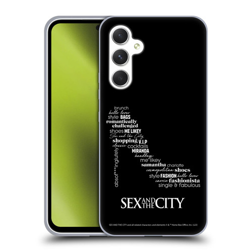 Sex and The City: Television Series Graphics Shoe Soft Gel Case for Samsung Galaxy A54 5G