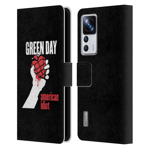 Green Day Graphics American Idiot Leather Book Wallet Case Cover For Xiaomi 12T Pro