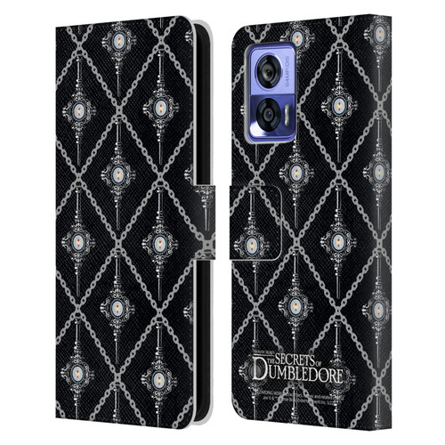 Fantastic Beasts: Secrets of Dumbledore Graphics Blood Troth Pattern Leather Book Wallet Case Cover For Motorola Edge 30 Neo 5G