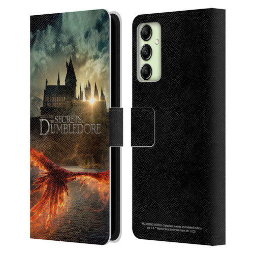 Fantastic Beasts: Secrets of Dumbledore Key Art Poster Leather Book Wallet Case Cover For Samsung Galaxy A14 5G