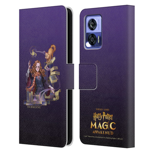 Harry Potter: Magic Awakened Characters Hermione Leather Book Wallet Case Cover For Motorola Edge 30 Neo 5G
